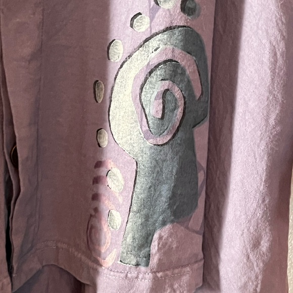 Lagan look style cotton cardigan with unique unique hemline Size medium - Picture 2 of 12